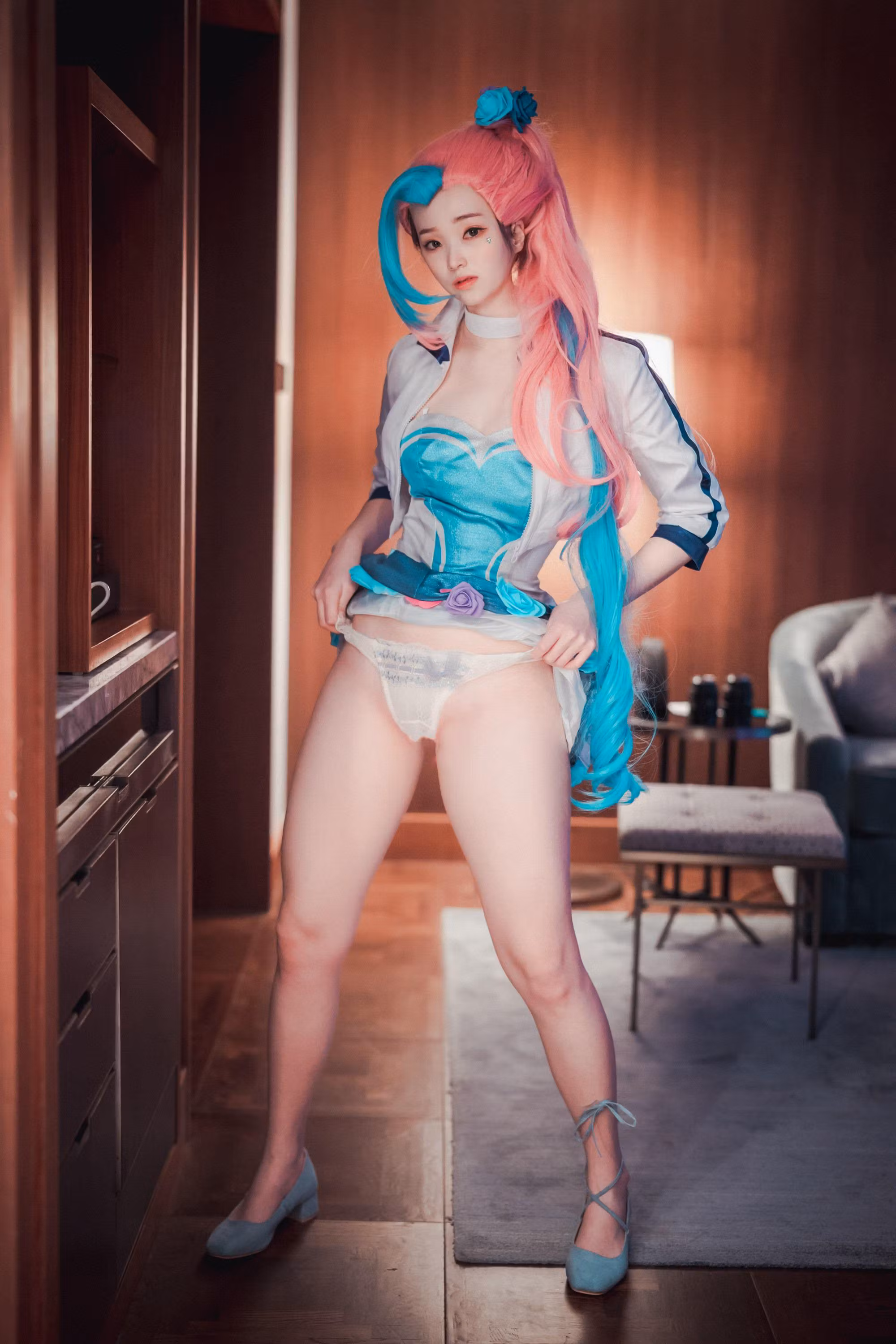 High fidelity realistic style convention goddess candid